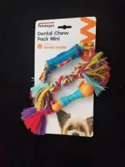 New Petstages Dental Chew Pack Mini Toys Small Dogs & Puppies Bounces & Floats