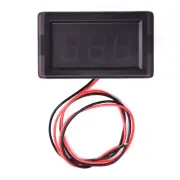 0.56" 2 Wire Digital Voltmeter LED Volt Voltage Meter DC5V-120V Waterproof