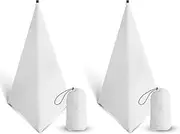 Speaker Stand Cover Tripod Stand Skirt Skrim 360 Degree Cover White x 2