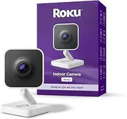 Roku New Indoor Camera 2024 - Home Security - 1-Pack - Wired Security Camera & Pet Monitor with 1080p HD Color Night Vision, Compatible with Alexa & Google, Motion & Sound Detection, WDR & WiFi 6