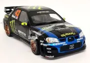 Sunstar 1/18 Subaru Impreza WRC06 Ken Block Gymkhana 2008 Diecast Rally Car