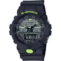 在飛比找ETMall東森購物網優惠-CASIO 卡西歐 G-SHOCK 點陣迷彩LED雙顯錶(G