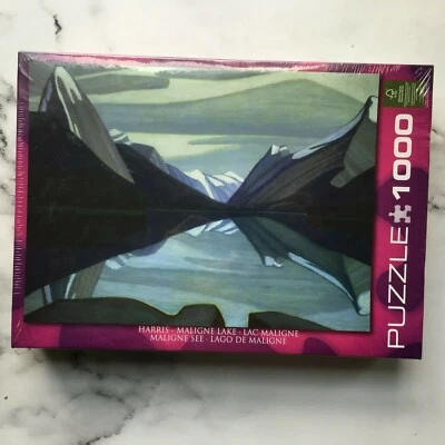 Maligne Lake Jasper Park by Lawren Harris 1000 Piece Puzzle EuroGraphics NEW