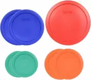 Genuine Pyrex Replacement Lids Set Red Cobalt Blue Orange Green BPA Free
