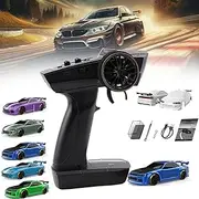 Drifty Boyz Rc Car Mini, Mini Drift Car,1/43 Rc Drift Car, Drifty Boyz Mini Drifter, Drifty Boyz Vapor Slide Drift Rc Car, Driftyboyz Rc Car, Remote Control Car,Remote Control Drift Car (Dark Blue)