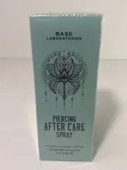 Base Laboratories Piercing After Care Spray - 4oz - New Sealed Box Ex: 08/2026