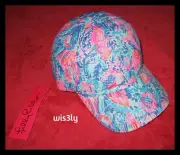 NWT Lilly Pulitzer Run Around Hat Treasure Trove Adjustable Baseball Cap Shells