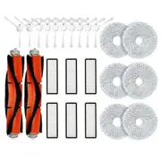 Main Side Brush, HEPA Filter, Mop Cloth for S10+ / S10 Plus Robot Vacuum