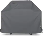 Unicook BBQ Cover, Heavy Duty Waterproof Outdoor Barbecue Gas Grill Cover, Resistant Oxford Fabric, Compatible for Weber Char-Broil Outback Barbecues and More, 152 x 58 x 107 cm/60 inch Length, Grey