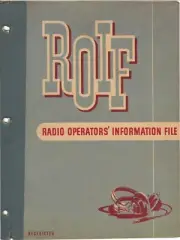 REPRINT AAF RADIO OPERATORS' INFORMATION FILE 1945 224p FULL-COLOR B-29 WWII