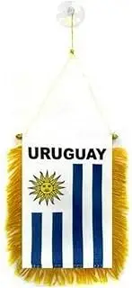 Uruguay flag Mini Banner Country Pride Car Display