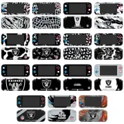 OFFICIAL NFL LAS VEGAS RAIDERS VINYL STICKER SKIN DECAL FOR NINTENDO SWITCH LITE