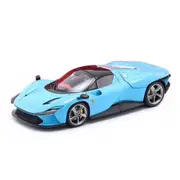 Bburago 1:18 Scale Ferrari Daytona SP3 French 2022 Blue Car Toy