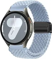 [KEYSJEFF] 20mm Watch Straps Compatible with Samsung Galaxy Watch 6 Classic 47mm 43mm/Samsung Galaxy Watch 7/6/5/4 40mm 44mm/Galaxy Watch 5 Pro Quick Release Band Braided Nylon Watch Strap