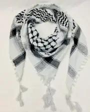 Traditional Palestinian Scarf. Cotton Keffiyeh, Shemagh, Hatta