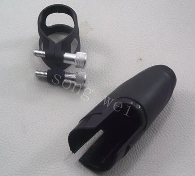 Soprano sax Plastic ligature and cap Excellent