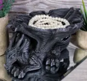Ebros Gift Medieval Fantasy Large Crouching Dragon Ashtray 8.25" Long