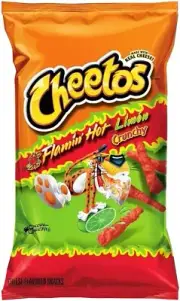 CHEETOS FLAMIN HOT LIME CRUNCHY CHIPS 226G X 10 PACK BULK DEAL