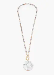 [Taking Shape] Taking Shape Natural Crystal Necklace in Natural - Women's Accessories Natural