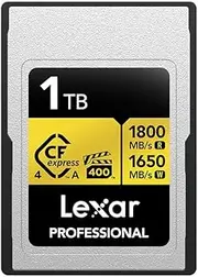 Lexar Gold Series Professional 1TB CFexpress 4.0 Type-A Memory Card