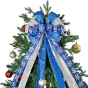 Christmas Tree Topper 13x45 Christmas Tree Topper Bow Large Bows for Christma...
