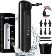 Ear Wax Removal Kit, Rechargeable Electric Earwax Removal, Water Powered Ear Cleaning Kit with 4 Pressure Settings & Electric Triple Jet Stream,Safe & Effective Ear Cleaner Kit (Black)