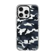 iPhone 16 Pro Clear Case MagSafe Compatible Camo Over - Cool Black