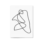Minimal Abstract Modern Line Artwork Wall Art #6