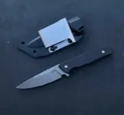 NOVELTY- ZA-PAS AMBRO2 D2 High Carbon 61HRC G10 Black Stonewashed MADE IN POLAND