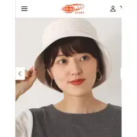 在飛比找蝦皮購物優惠-日本 BEAMS 人造 皮革 白色 漁夫帽 遮陽帽 戶外帽