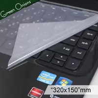 在飛比找PChome24h購物優惠-Green Onions 通用筆電鍵盤矽膠保護膜(RT-KB