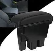 Armrest Box Double Layer Center Console for Suzuki Jimny 2018-2023 JB64W/JB74W with 3 USB Ports