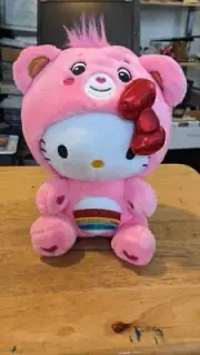 Sanrio Hello Kitty Care Bears Hello Kitty Dressed As Cheer Bear Fun Sized Plush
