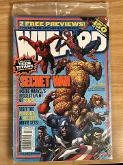Wizard The Comics Magazine #149 Marvel Secret War Cover 3/3 March 2004 Sealed!