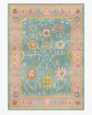 305' x 425' | Machine Washable Runner Rug | Kid & Pet Friendly | Indoor Rug | Jemima Multicolour Rug | Ruggable