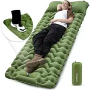 Mattress with Pillows Portable Camping Ultralight Air Mat Travel Hiking Sleeping