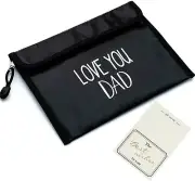 Portable Fireproof Document Bag for Dad - Keep Important Documents Safe and Secu