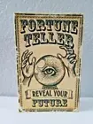 HALLOWEEN FAUX Book FORTUNE TELLER STASH Storage Box Mystical Crystal Ball