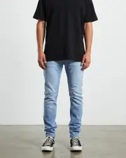 Stinger Skinny Denim Jeans Stone Bleach