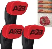 3 x 3 inch Universal Snorkel Sock Pre Filter Air cleaner 150mm x 100mm RED with LOGO for Car Truck 4WD 4x4