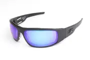 Icicles Big Daddy Bagger Polarized Mirror Lens Sunglasses with Black Smooth