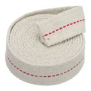 1" Wide 6 Feet 100% Cotton Flat Wick, Oil Lamp Wicks Middle Red Line