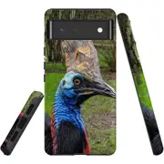 For Google Pixel 6 Case, Shielding Back Cover,Cassowary