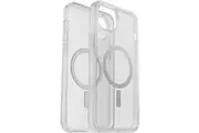 OTTERBOX Apple iPhone 14 Plus Symmetry Series+ Clear Antimicrobial Case for MagSafe - Clear (77-89170), 3X Military Standard Drop Protection