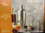 Our Table Preston 6 Piece Mixologist Set in Matte Silver Bed Bath and Beyond