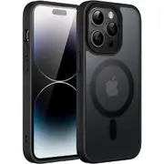 Tough On Phone Case with MagSafe for iPhone 15 Pro Max - Matte Black