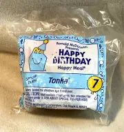 1994 McDonald's Happy Meal Toy Happy Birthday Train Tonka # 7 Toy Sealed