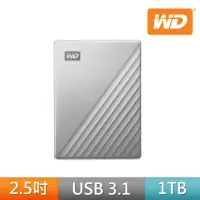 在飛比找momo購物網優惠-【WD 威騰】My Passport Ultra 1TB T