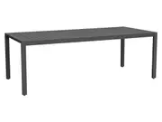 FurnitureOkay Manly Aluminium Outdoor Dining Table - Charcoal