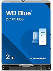 Western Digital WD20SPZX Blue 2TB 2.5" HDD SATA 6Gb/s 5400RPM 128MB Cache SMRTech 2yrs Wty